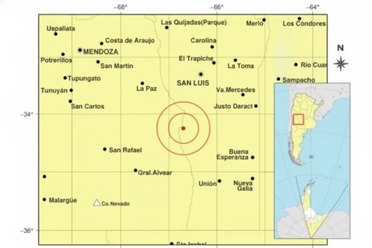 Un sismo se reportó en San Luis.