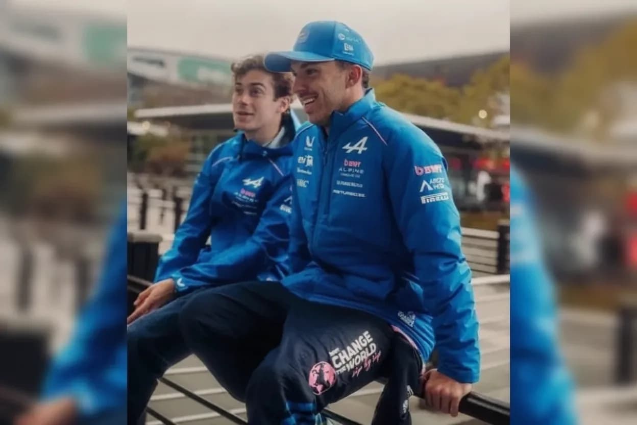 Franco Colapinto y Pierre Gasly.