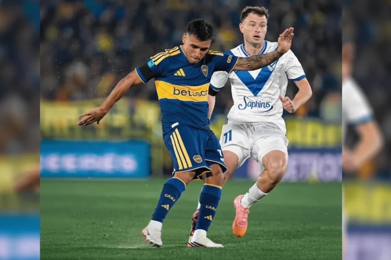 Boca vs. Vélez.