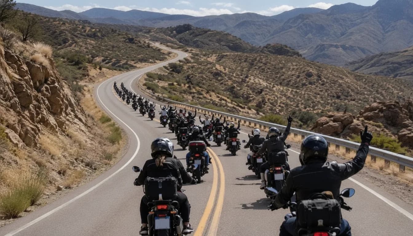 Cientos de motociclistas de todo el país llegarán a Juana Koslay para protagonizar una travesía que recorrerá cerca de 300 kilómetros.