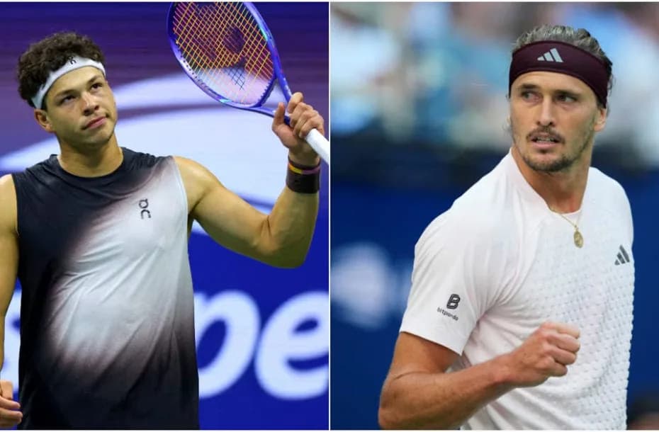 Alexander Zverev y Ben Shelton definen el título del US Open. (Fotos: Reuters).