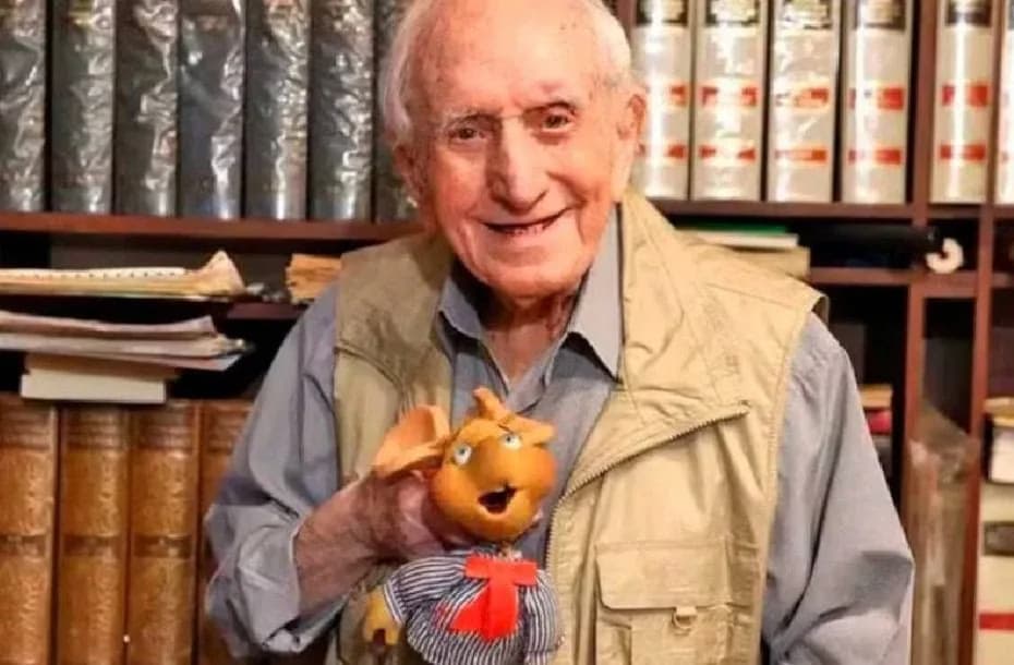 Murió Peppino Mazzullo a los 100 años: fue la histórica voz de Topo Gigio.