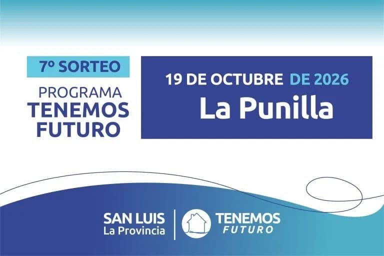 Los resultados del nuevo sorteo de “Tenemos Futuro” en La Punilla.