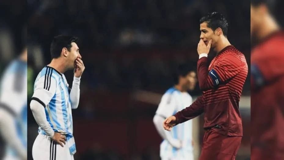 Messi y Cristiano Ronaldo.