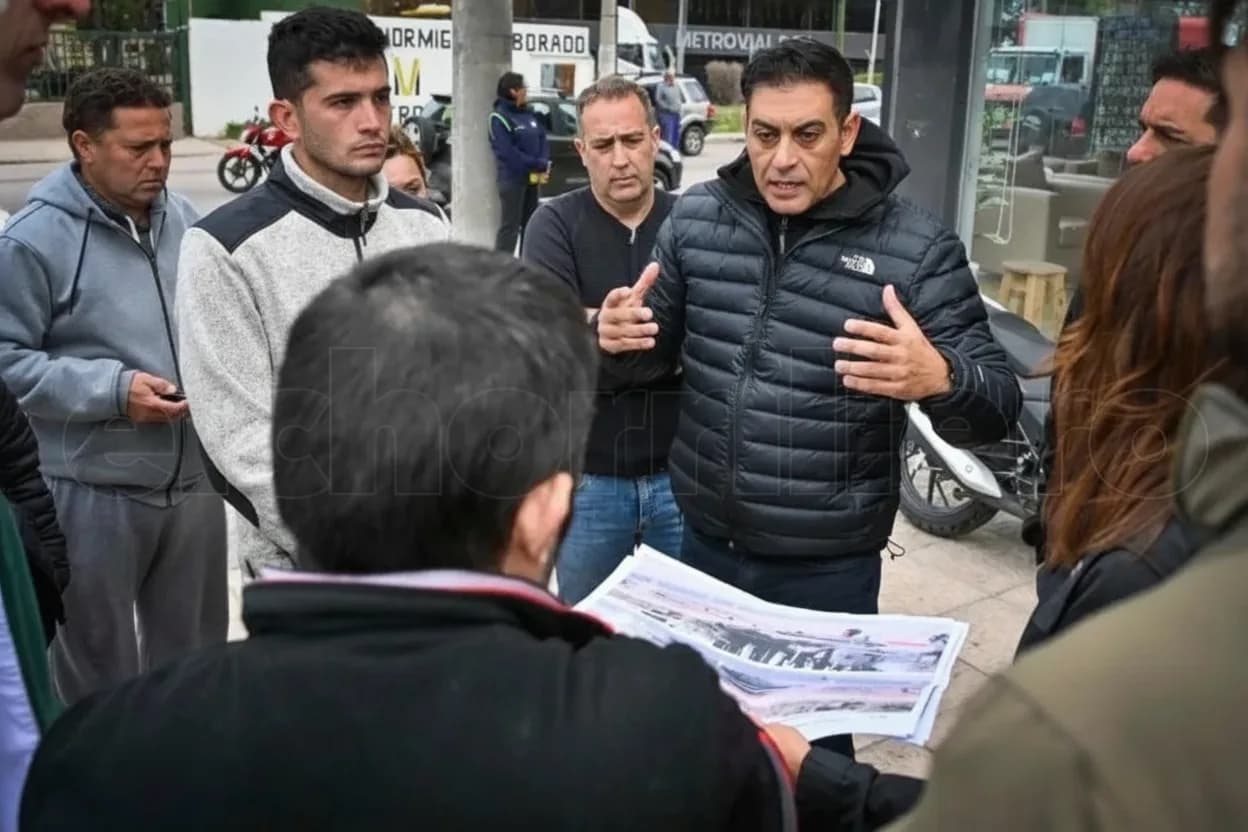 Gastón Hissa puso en marcha un proyecto hídrico clave para terminar con las inundaciones en el sector sur