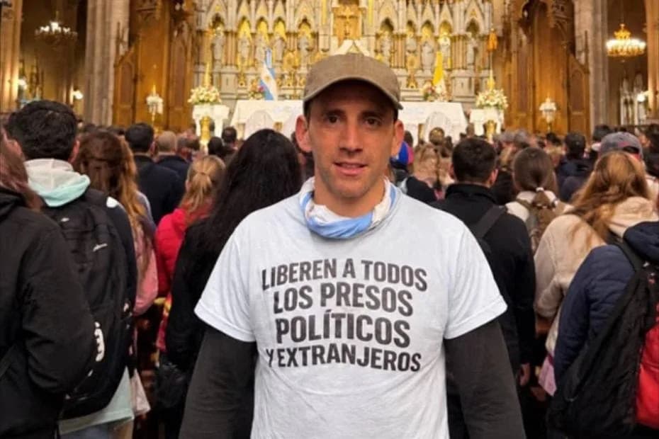 Nahuel Gallo en Luján.