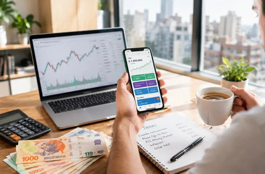 Cuáles son las billeteras virtuales y los bancos que más rendimiento pagan en Argentina.