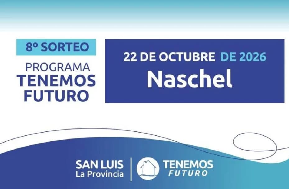 Los resultados del sorteo de viviendas en Naschel.