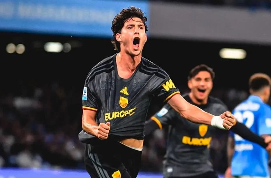 Leo Balerdi marcó un doblete salvador para la Roma en su debut en la red con el conjunto italiano.