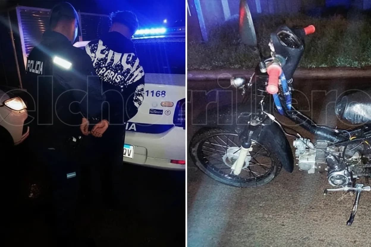 La Policía detectó que los números del rorado estaban adulterados.