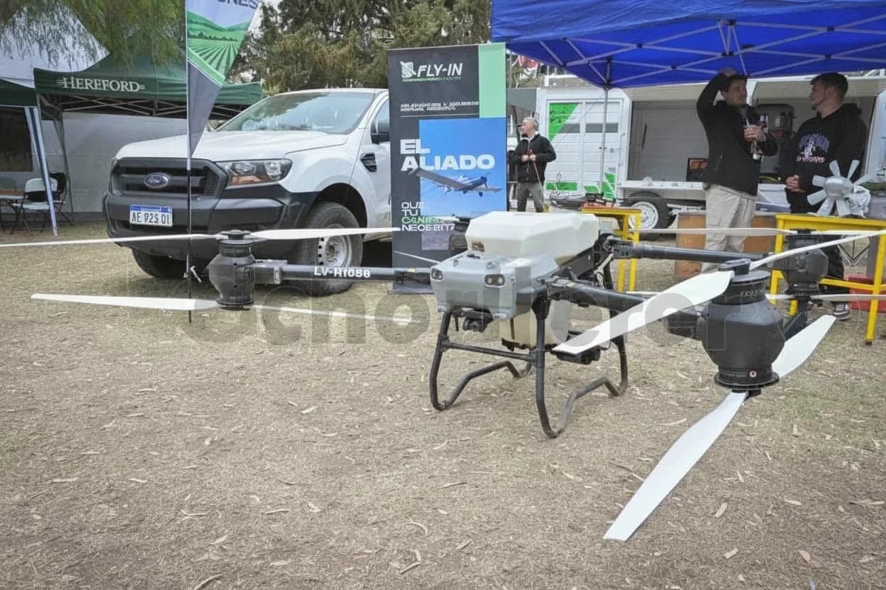 Fly In, la empresa puntana que sobrevuela los campos de la región.