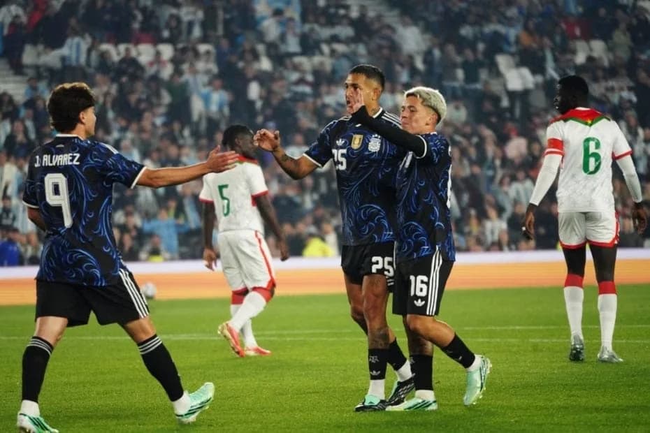 Argentina vs. Burkina Faso.